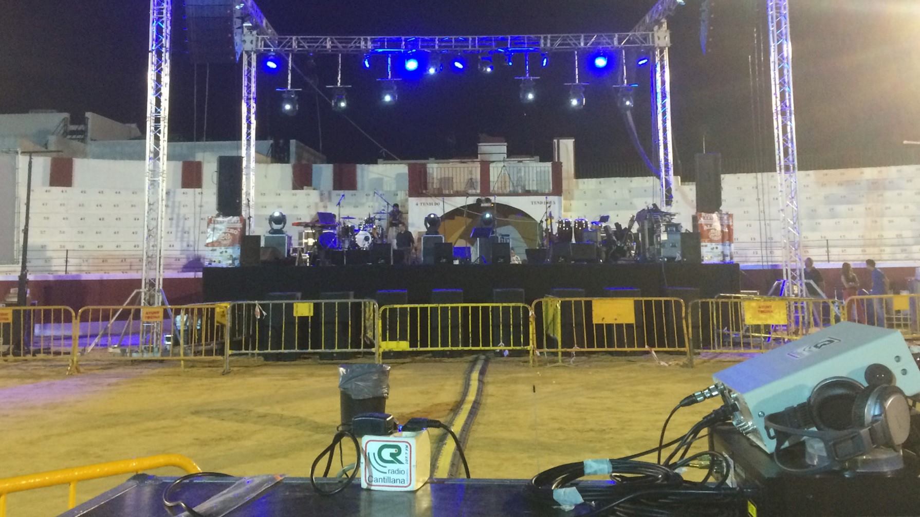 preparación acústica de evento